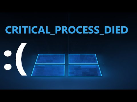 Как исправить ошибку CRITICAL PROCESS DIED в Windows 11/10