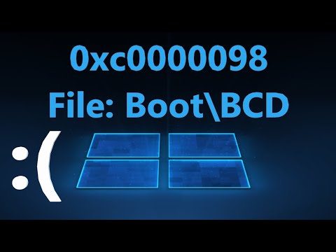 Код ошибки 0xc0000098 BSD при загрузке Windows 11/10