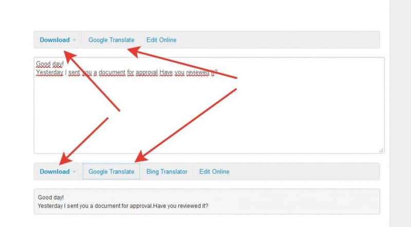 вибираємо Google Translate або Bing Translator