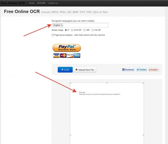 Recognition language