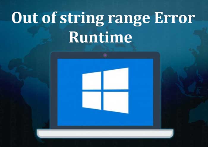 Out of string range Error Runtime