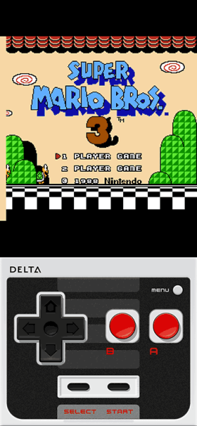 Delta - емулятор в AppStore, Запускаємо гру та граємо.