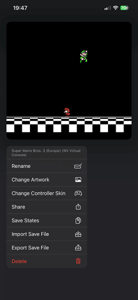 імпортувати або експортувати збережені стани