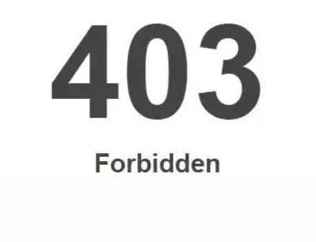 403 Forbidden