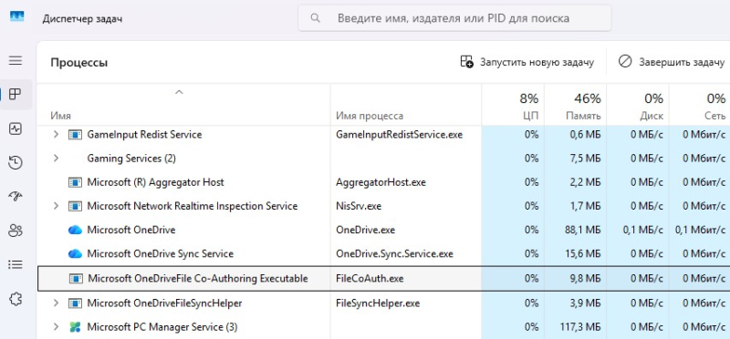 FileCoAuth.exe - що це і як виправити помилку програми