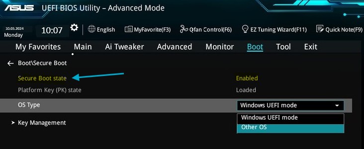 Помилка на етапі встановлення SAFE_OS Windows 11/10